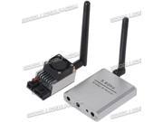 FPV 5.8G 1W 1000MW Video Audio Transmitter TX 5KM with 5.8GHz Reciver for FPV