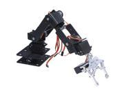 Aluminium Robot 6DOF Arm Mechanical Robotic Clamp Claw Mount Kits for Arduino