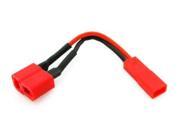 JST to FeMaleT connector Adapter Red JST FeMale to T Plug FeMale Adapter