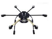 ATG 600 CRP Real Carbon Folding Frame Hex rotor Hexa Multi copter W Tall landing
