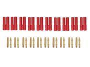 10x 4.0mm Gold Bullet Connector plug W Protector Cover