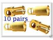 10X 6.0mm 6MM gold Bullet Connector plug for RC battery