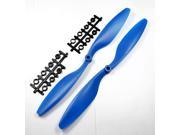 10x4.5 1045 R CW CCW Blue Propeller Multi Copter clockwise rotating counter