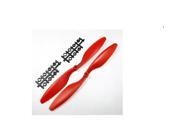 10x4.5 1045 R CW CCW Red Propeller Multi Copter clockwise rotating counter