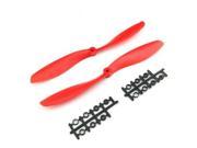 12x4.5 1245 R CW CCW Red Propeller Multi Copter clockwise rotating counter