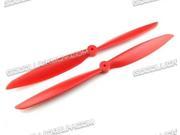 15x4.5 1545 R CW CCW Red Propeller Multi Copter clockwise rotating counter