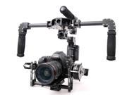 3 Axis Brushless Gimbal Carbon Handle Camera Stabilized Mount Run Movie video