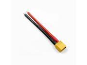 XT60 Connector male W Housing 10CM Silicon Wire 12AWG