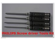 4pcs PHILIPS Screw driver Tools Kit for RC Helicopter