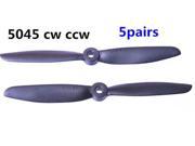 5045 5*4.5 Propeller Prop CW CCW Black 5 Pair for QAV250 Quadcopter