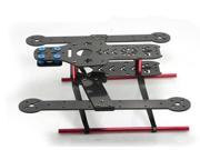 Cool board 250mm Glassy Carbon 4 Axis Quadcopter Frame Kit w Landing Skid QUV250