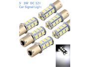 YouOKLight?6PCS 3W 260lm 18 x SMD 5050 LED White Car Signal Light Steering Lamp DC12V