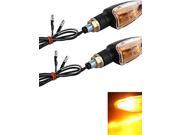 Motorcycle Amber Turn Signal Light Bulb Indicator 2 Pcs