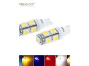 T10 LED 2.5W Blue Red Warm White Green Yellow White 9X5050SMD 120LM for Car Light Bulb DC12 16V