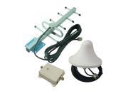 55dB 850MHz Cell Phone Signal Booster with Ceiling Antenna and Yagi Antenna