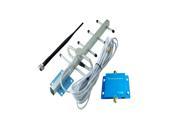 62dB 850MHz Mobile Phone Signal Booster Repeater Amplifier with Whip Antenna and Yagi Antenna