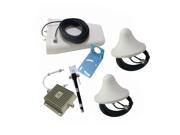 Signalbox 65dB 850 1900MHz GSM 3G CDMA PCS Mobile Phone Signal Booster Repeater Amplifier with 3 Antennas
