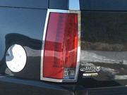 2007 2014 Cadillac Escalade 2pc. Luxury FX Chrome Taillight Bezel