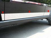 2007 2011 Dodge Nitro 6pc. Luxury FX Chrome 3.79 Rocker Panel Molding