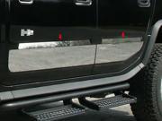 2003 2009 Hummer H2 4pc. Luxury FX Chrome Door Insert Trim