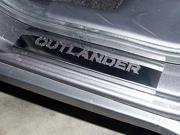 07 09 Mitsubishi Outlander 4p Luxury FX Chrome Door Sill Trim w Outlander