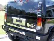 2003 2009 Hummer H2 14pc Luxury FX Chrome Tail Light Trim Ring Package
