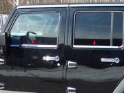 2007 2014 Jeep Wrangler 4pc. Luxury FX Chrome Window Sill Trim