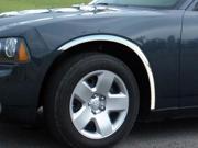 06 10 Dodge Charger 4p Luxury FX Chrome Wheel Well Trim w Lock Tabs Screws