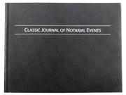 Classic Journal of Notarial Events Soft Cover Notary Journal