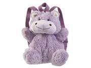 Authentic Pillow Pet Huggable Hippo Backpack Plush Toy Gift