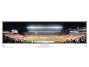 New England Patriots Inaugural Game at Gillette Stadium 2002 NFL 13.5x39 Panoramic Poster. Deluxe Double Matted with Black Metal Frame 1014