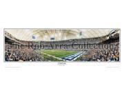Indianapolis Colts at RCA Dome 8 Yard Line NFL 13.5x39 Panoramic Poster with Black Metal Frame 1025