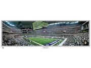 Dallas Cowboys Inaugural Game at Cowboys Stadium 2009 NFL 13.5x39 Panoramic Poster. Deluxe Double Matted with Black Metal Frame 1037