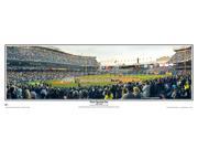 MLB Baseball New York Yankees 2008 Yankee Stadium Final Opening Day 13.5x39 Panoramic Poster with Black Metal Frame 2059