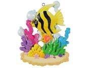 Tropical Fish Personalized Christmas Tree Ornament