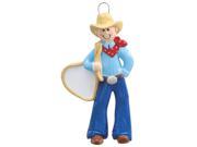 Cowboy Personalized Christmas Tree Ornament