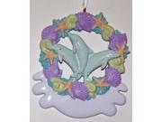 Dolphin Family 3 Personalized Christmas Tree Ornament