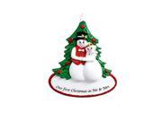 Our 1st Christmas as Mr and Mrs Personalized Christmas Tree Ornament