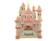 Castle Personalized Christmas Tree Ornament