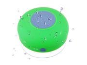 Mini Water Resistant Bluetooth 3.0 Shower Speaker Handsfree Portable Speakerphone with Built in Mic 6hrs of playtime Control Buttons and Dedicated Suction Cu