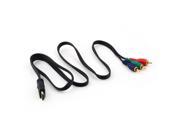 New HDMI To 3RCA 3 RCA Video Component Convert Cable Cord Adapter