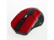 6 Keys USB Wireless Optical 2.4GHz Mouse Mice 1200 1600DPI RED new