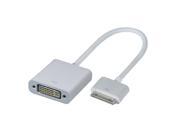 Hongta® Dock Connector to DVI 24 1 Adapter Converter Cable for iPad 2 iPhone 4S 4