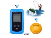 Lotous Wireless Portable Fish Finder Depth Sonar Sounder Alarm Transducer Underwater Fishing Boat Fishfinder Bite Alarm