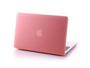 Kenton® Compatible with Macbook Air 11 inch Clear Pink Plastic Solid Hard Cover Case Macbook Air 11 Color Pink