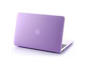 Kenton® Compatible with Macbook Air 11 inch Clear Pink Plastic Solid Hard Cover Case Macbook Air 11 Color Purple