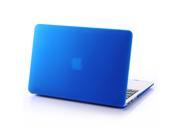 Kenton® Compatible with Macbook Air 13 inch Clear Pink Plastic Solid Hard Cover Case Macbook Air 13 Color Blue