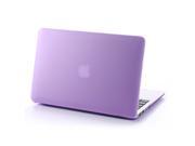 Kenton® Compatible with Macbook Air 13 inch Clear Pink Plastic Solid Hard Cover Case Macbook Air 13 Color Purple