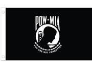POW MIA Flag 3 x 5 Single Sided Nylon