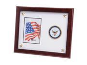 U.S. Navy Medallion 5 Inch by 7 Inch Picture Frame with Stars